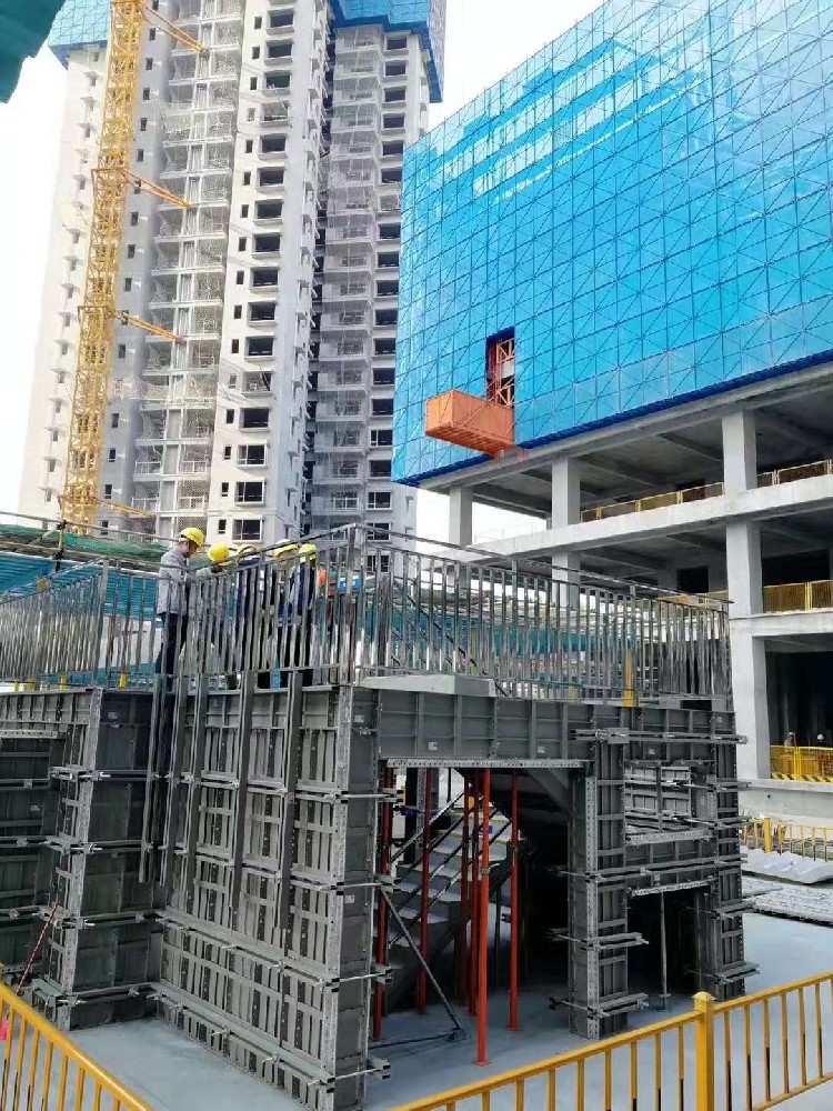 萬科項目鋁合金模板案例